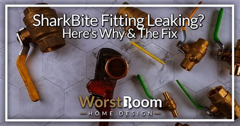 shark bite leaking|SharkBite Fitting Leaking (Solved)